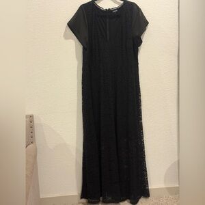 Torrid Black Maxi Lace Dress